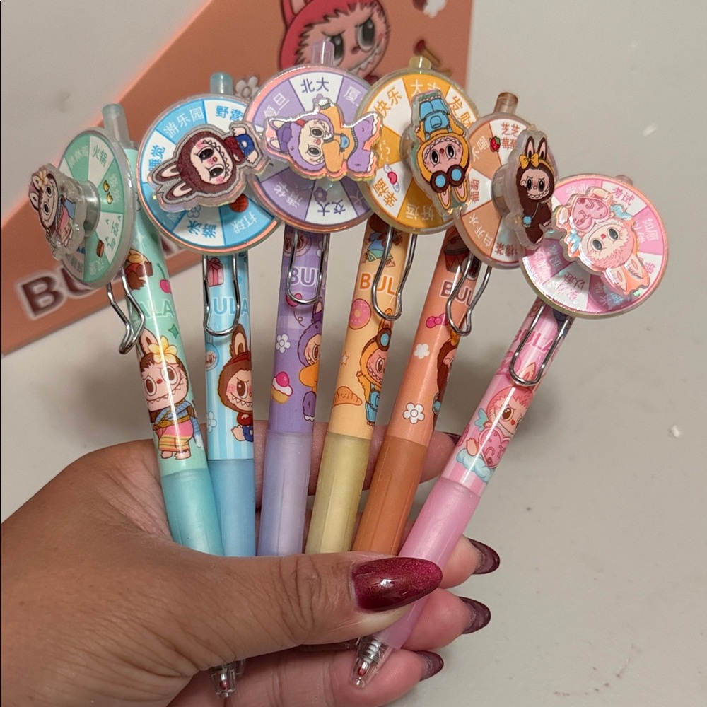 Colorful Cartoon Character Pens